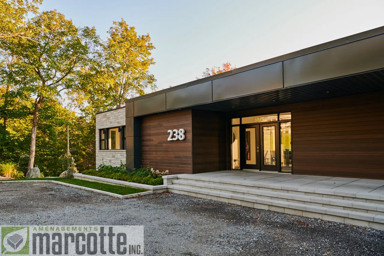 Landscaping in the Countryside Where Modern Meets Rustic