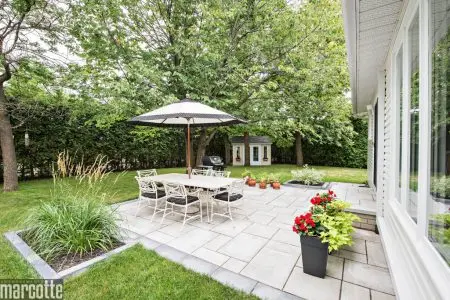 Charming Slab Patio