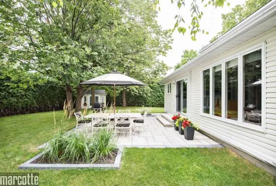Charming Slab Patio