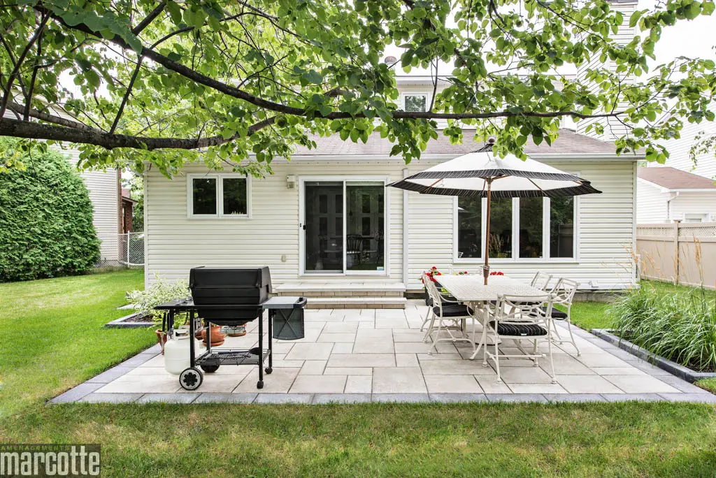 Charming Slab Patio