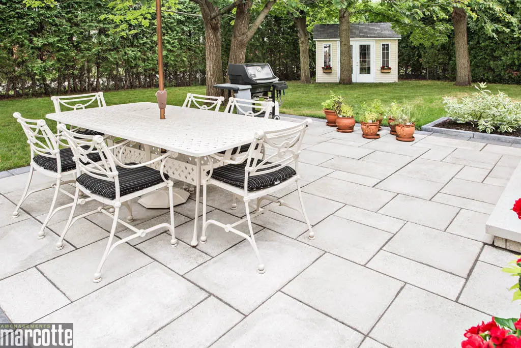 Charming Slab Patio