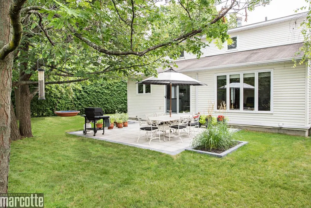 Charming Slab Patio