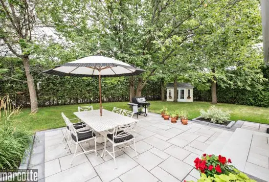Charming Slab Patio