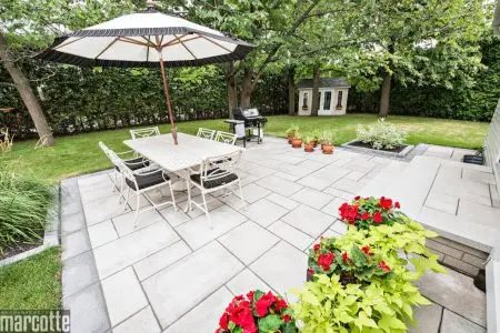 Charming Slab Patio