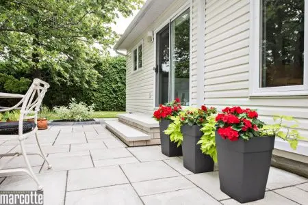 Charming Slab Patio