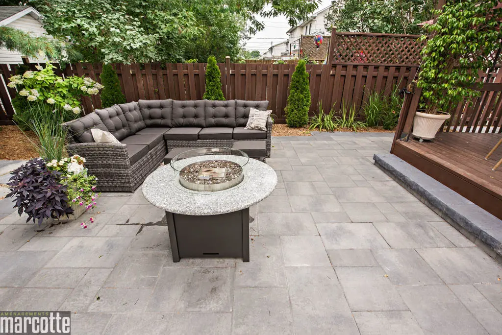 Slabs and Raised Platform, Privacy Pergola