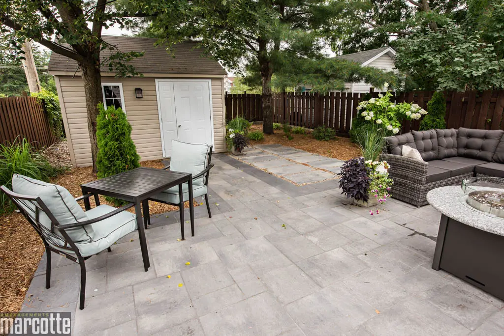 Slabs and Raised Platform, Privacy Pergola