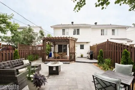 Slabs and Raised Platform, Privacy Pergola