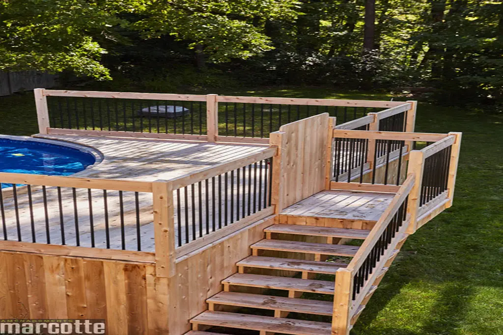 Western Red Cedar Deck