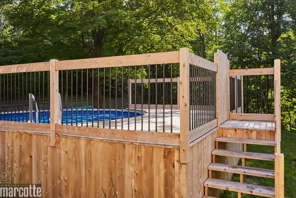 Western Red Cedar Deck