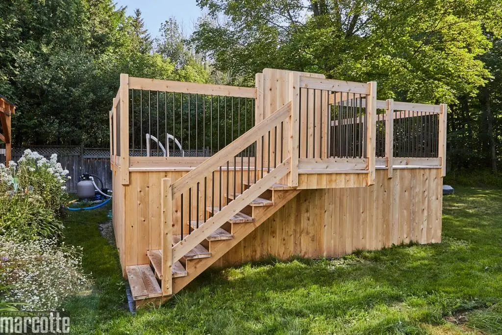 Western Red Cedar Deck