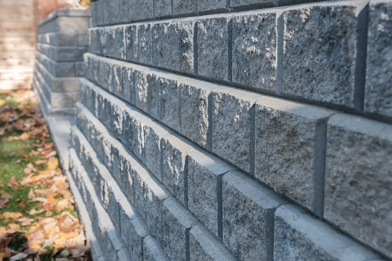 Installation murs de soutènement