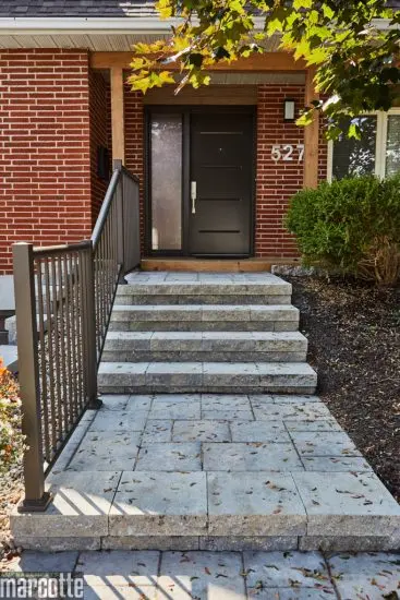 Retaining Walls and Stone Stairs