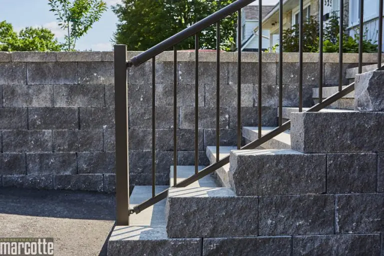 Retaining Walls and Stone Stairs
