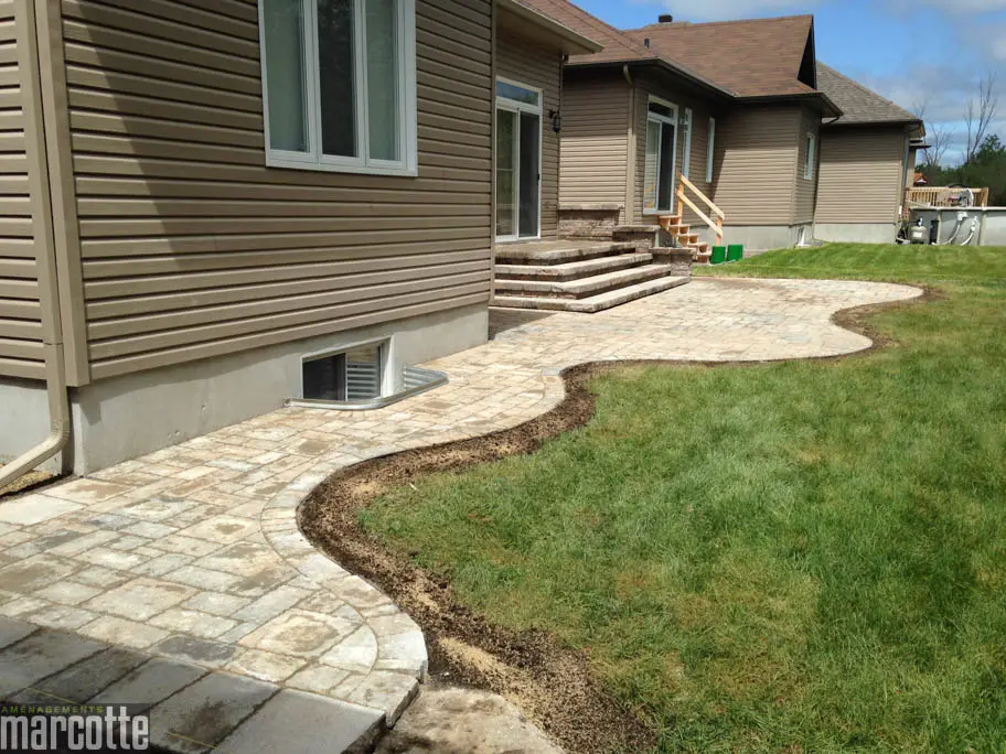 Installation de Pavé uni, dalles et marches