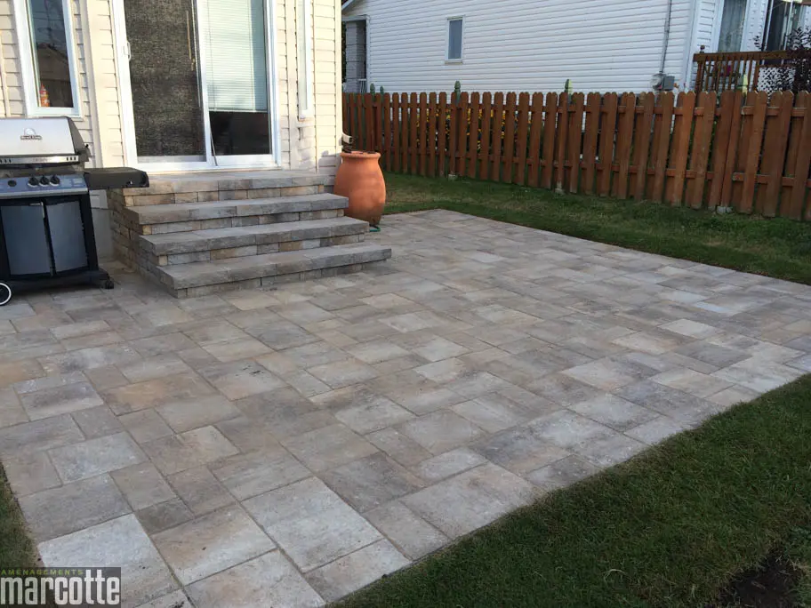 Installation de Pavé uni, dalles et marches